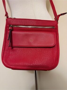 Tutilo New York Crossbody Red PVC Purse